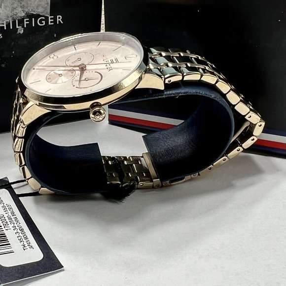Tommy Hilfiger Multi-function Carnation Gold Steel Ladies Watch - 1782030 - Picture 5 of 6
